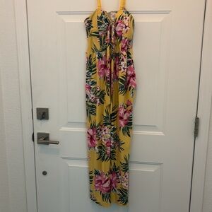 Bright floral jumpsuit